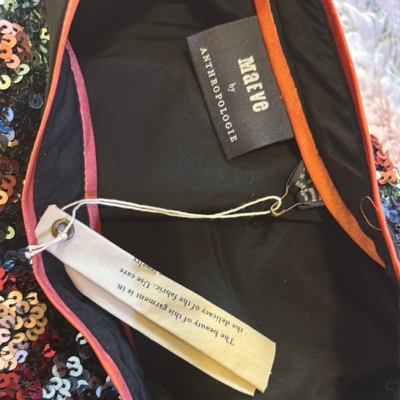 SOLD ❌Anthropologie Multicolor Sequin Mini Skirt - Picture 3 of 3
